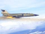 Starfighter aircraft firing rockets