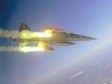 Freedomfighter aircraft firing rockets